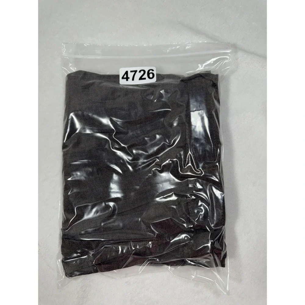 Coldwater Creek Linen Blend Cropped Pants Women 10 Beach Coastal Office Brown - Picture 7 of 7